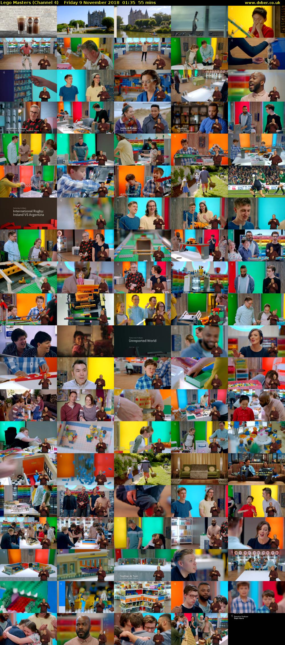 Lego Masters (Channel 4) Friday 9 November 2018 01:35 - 02:30