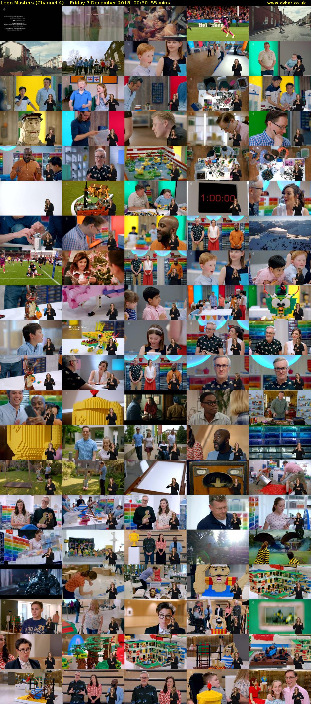 Lego Masters (Channel 4) Friday 7 December 2018 00:30 - 01:25