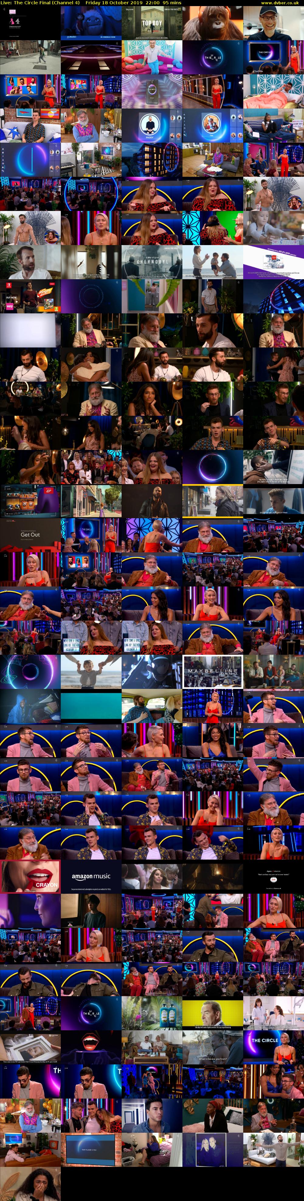 Live: The Circle Final (Channel 4) Friday 18 October 2019 22:00 - 23:35