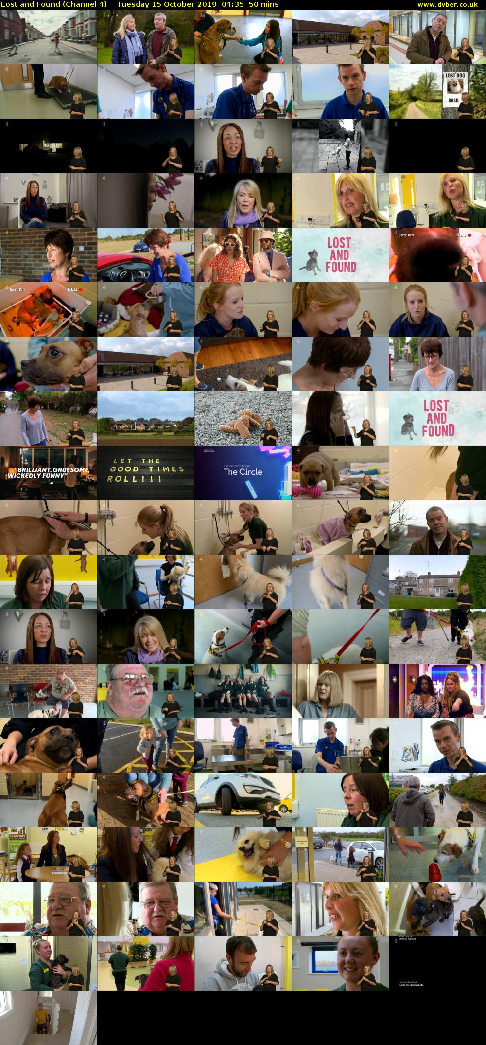 Lost and Found (Channel 4) Tuesday 15 October 2019 04:35 - 05:25