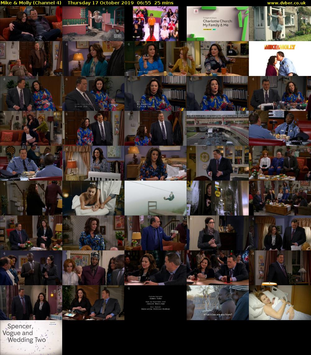 Mike & Molly (Channel 4) Thursday 17 October 2019 06:55 - 07:20
