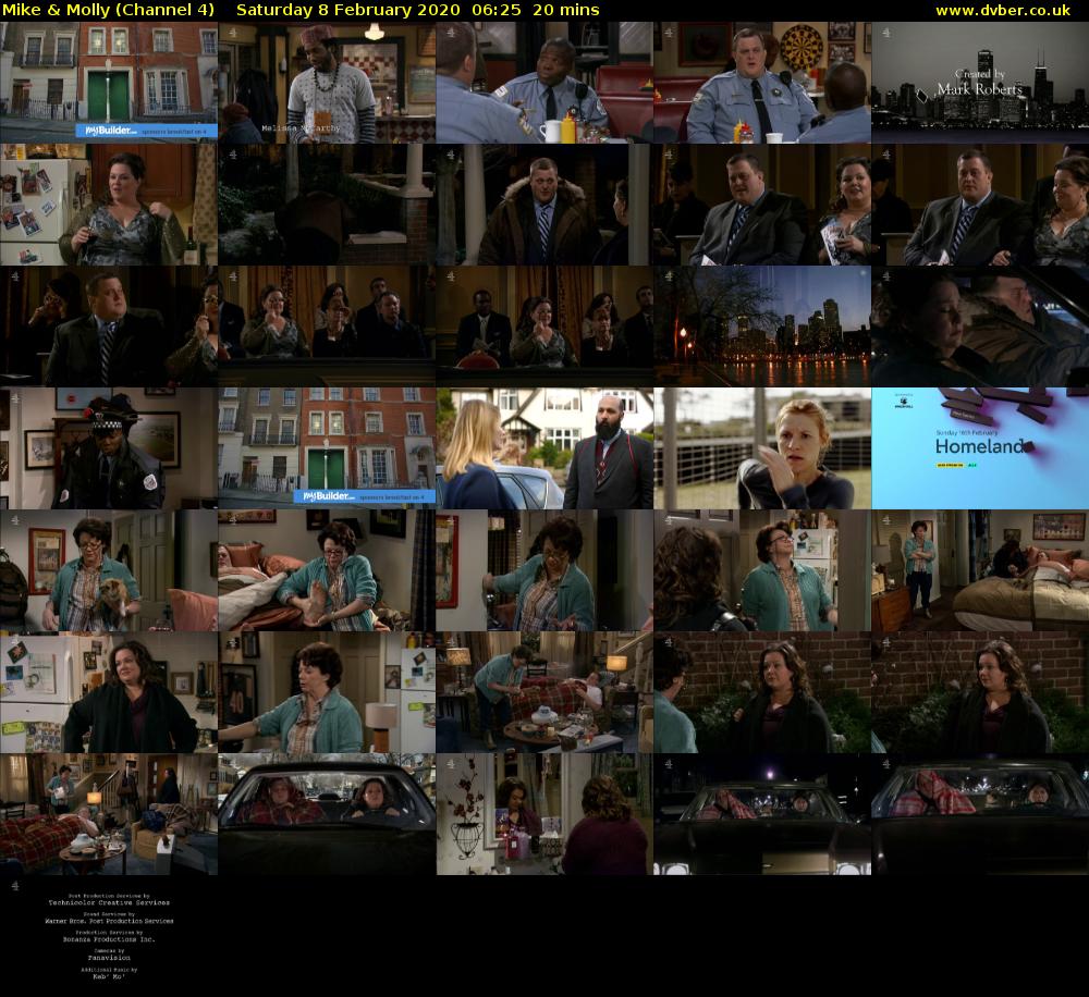 Mike & Molly (Channel 4) Saturday 8 February 2020 06:25 - 06:45