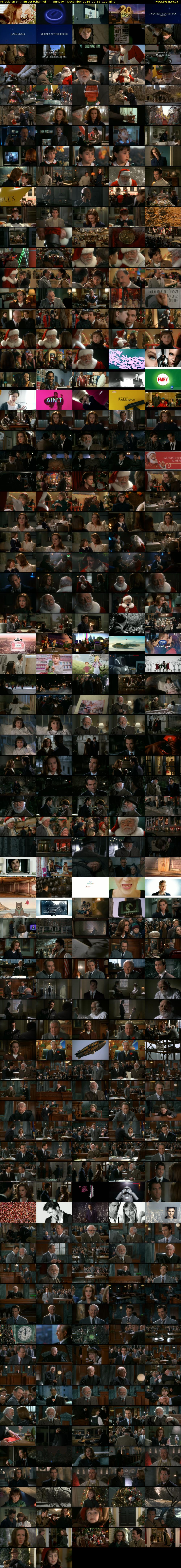 Miracle on 34th Street (Channel 4) Sunday 4 December 2016 17:35 - 19:35