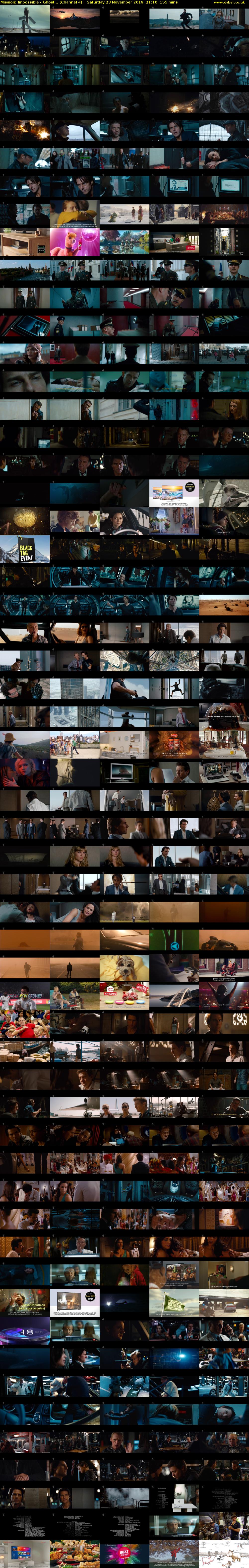 Mission: Impossible - Ghost... (Channel 4) Saturday 23 November 2019 21:10 - 23:45