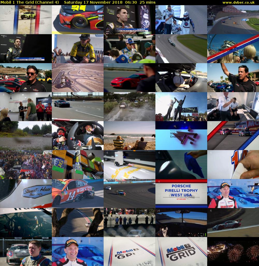 Mobil 1 The Grid (Channel 4) Saturday 17 November 2018 06:30 - 06:55