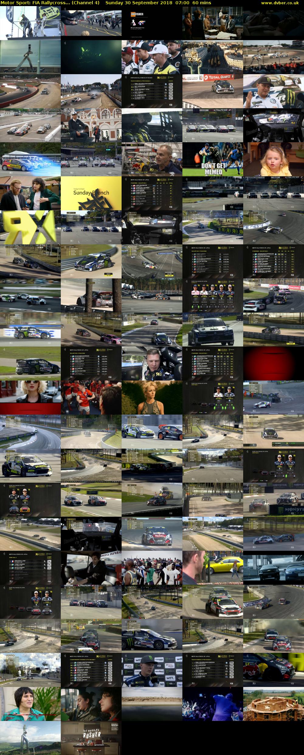 Motor Sport: FIA Rallycross... (Channel 4) Sunday 30 September 2018 07:00 - 08:00