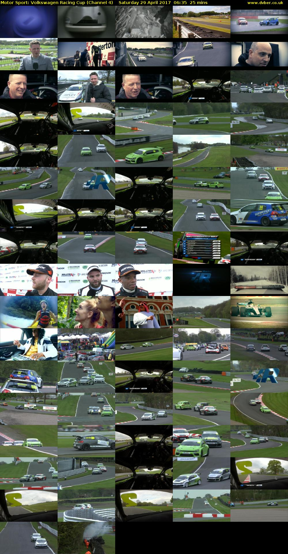 Motor Sport: Volkswagen Racing Cup (Channel 4) Saturday 29 April 2017 06:35 - 07:00