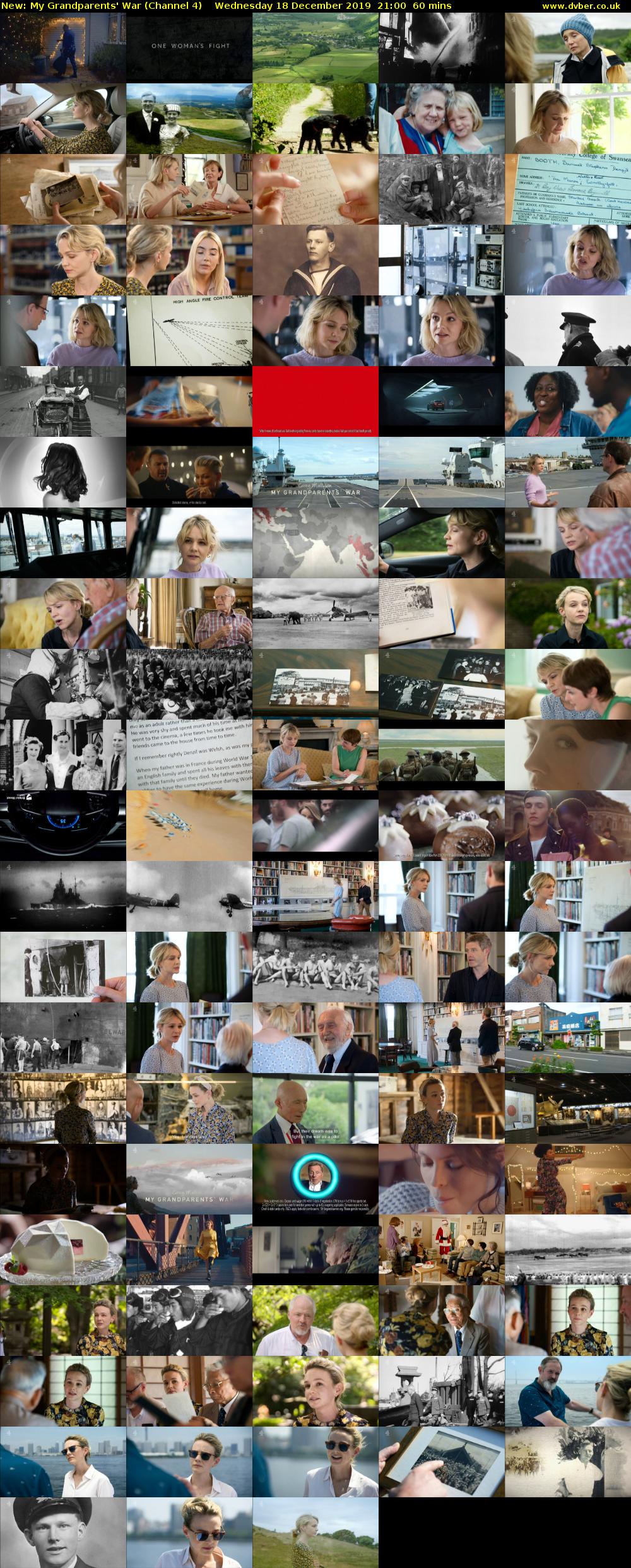 My Grandparents' War (Channel 4) Wednesday 18 December 2019 21:00 - 22:00