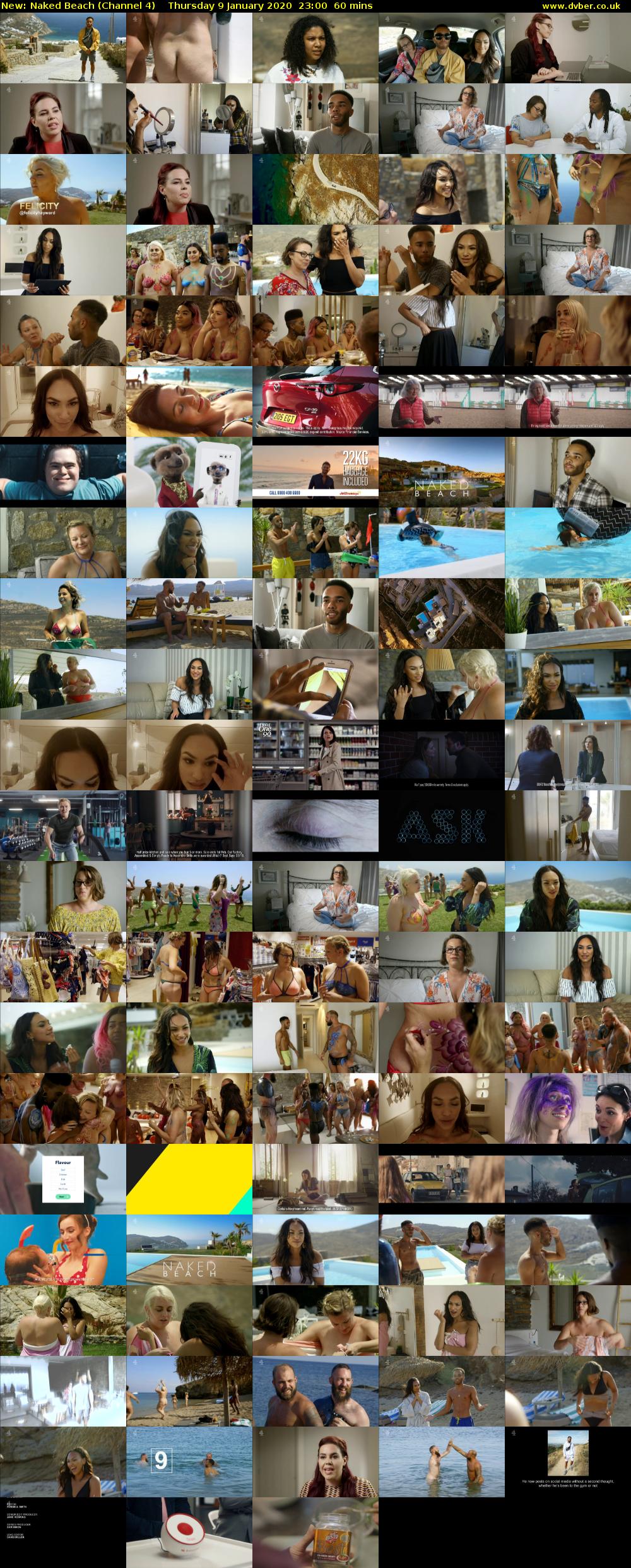 Naked Beach (Channel 4) Thursday 9 January 2020 23:00 - 00:00
