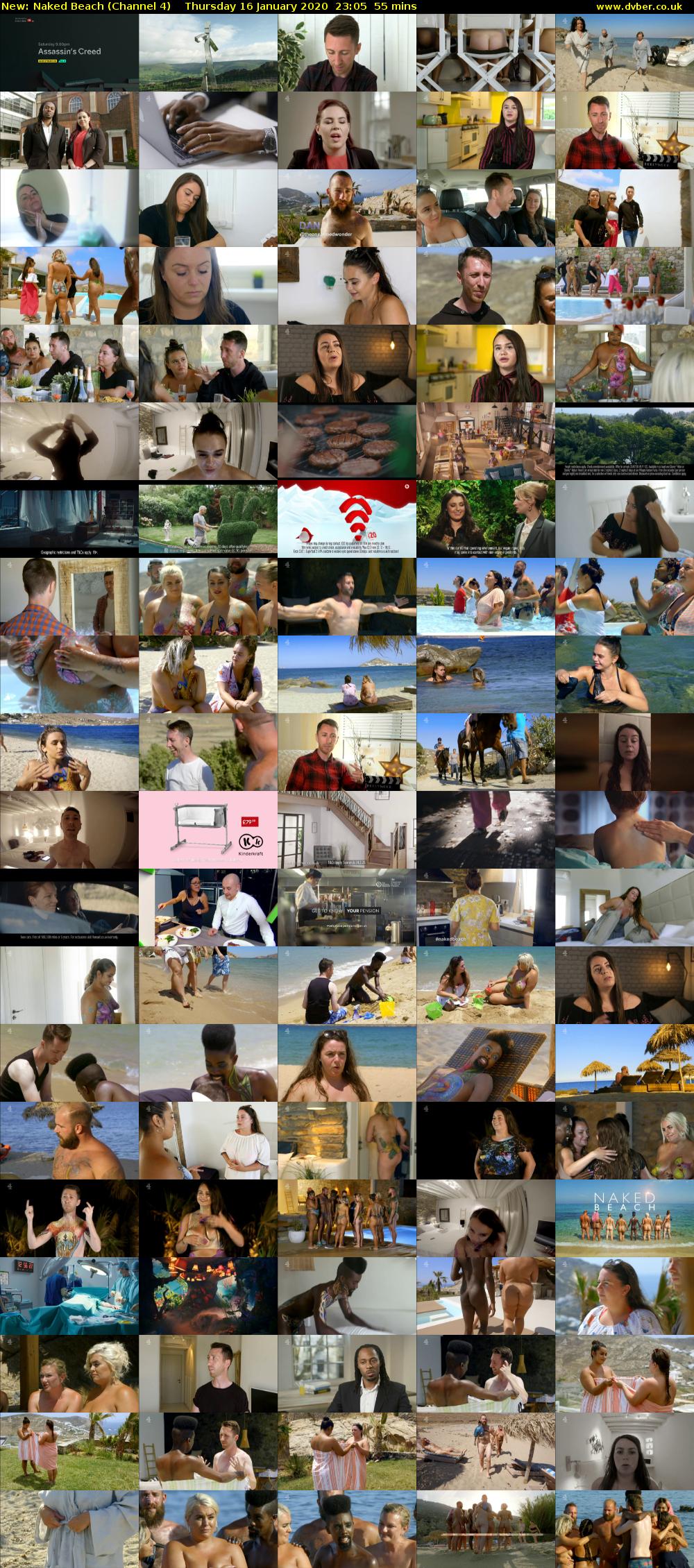 Naked Beach (Channel 4) Thursday 16 January 2020 23:05 - 00:00