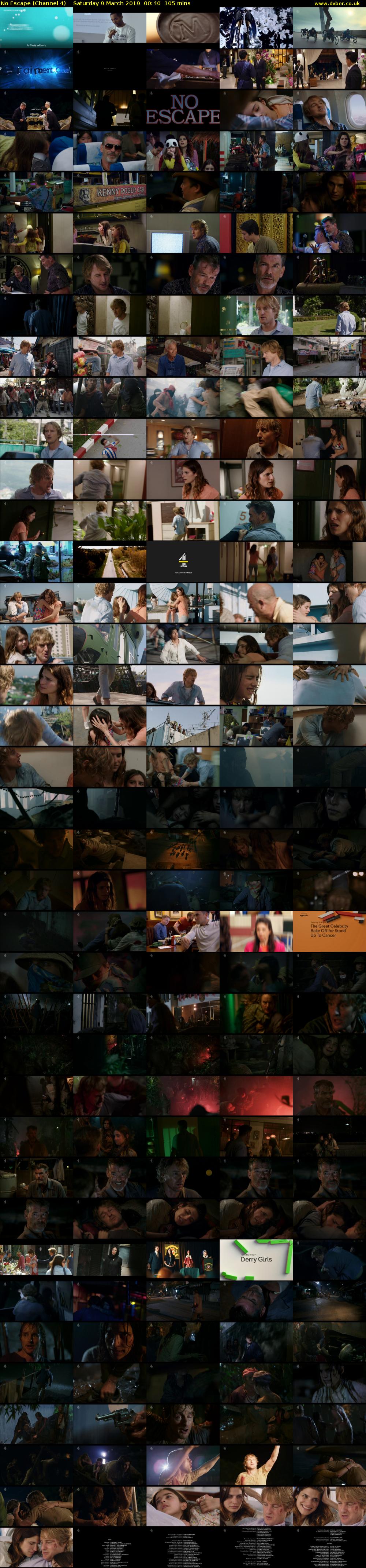 No Escape (Channel 4) Saturday 9 March 2019 00:40 - 02:25