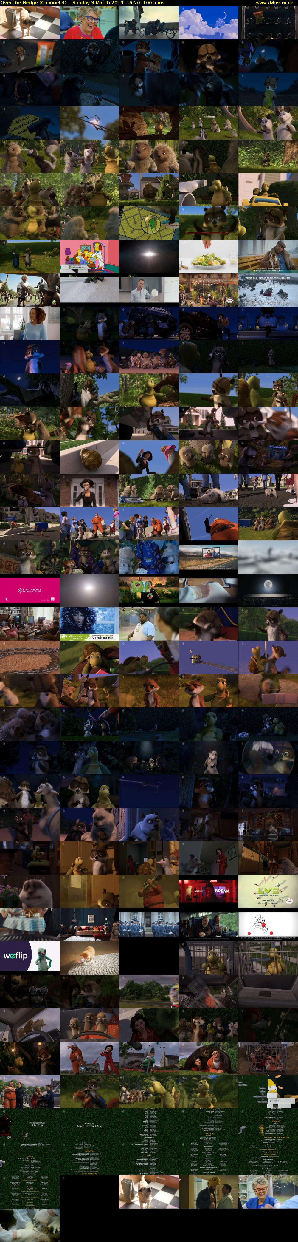 Over the Hedge (Channel 4) Sunday 3 March 2019 16:20 - 18:00