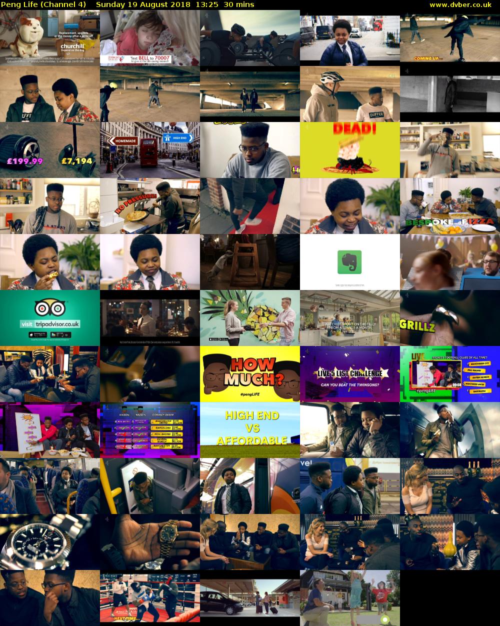Peng Life (Channel 4) Sunday 19 August 2018 13:25 - 13:55