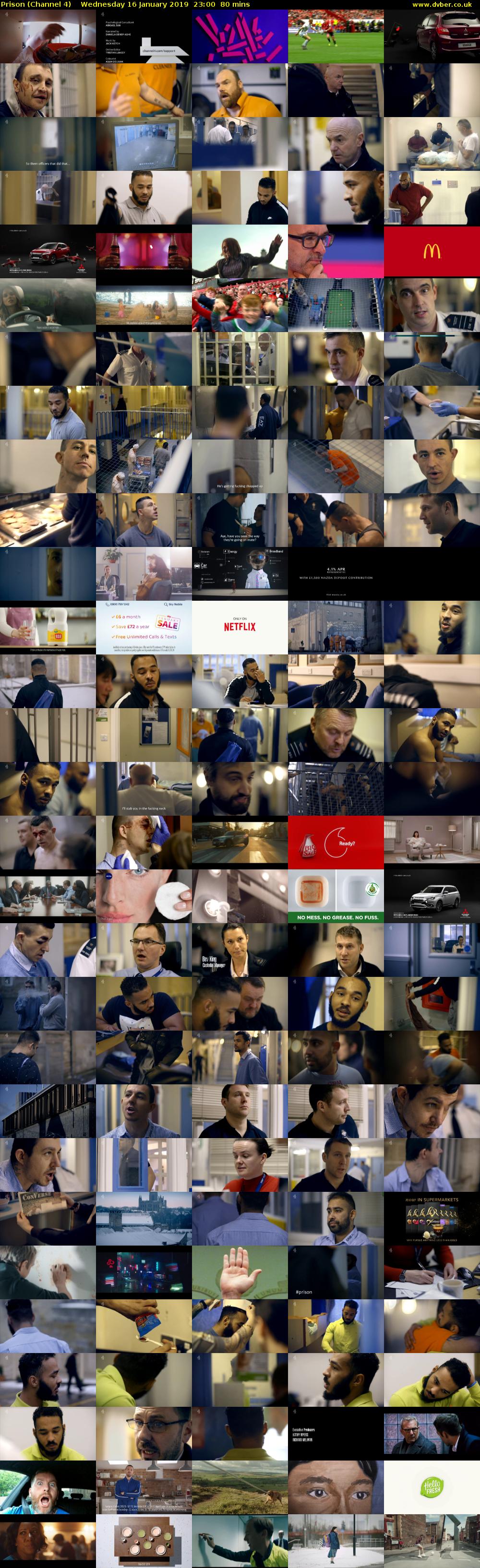 Prison (Channel 4) Wednesday 16 January 2019 23:00 - 00:20