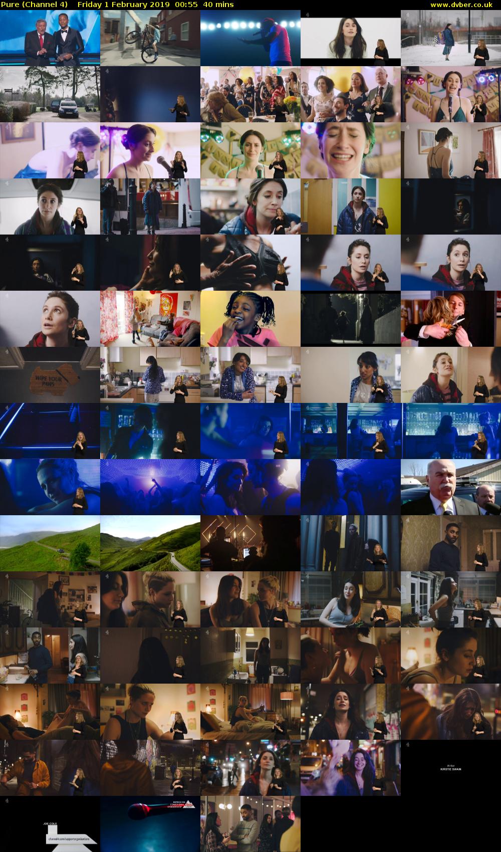 Pure (Channel 4) Friday 1 February 2019 00:55 - 01:35