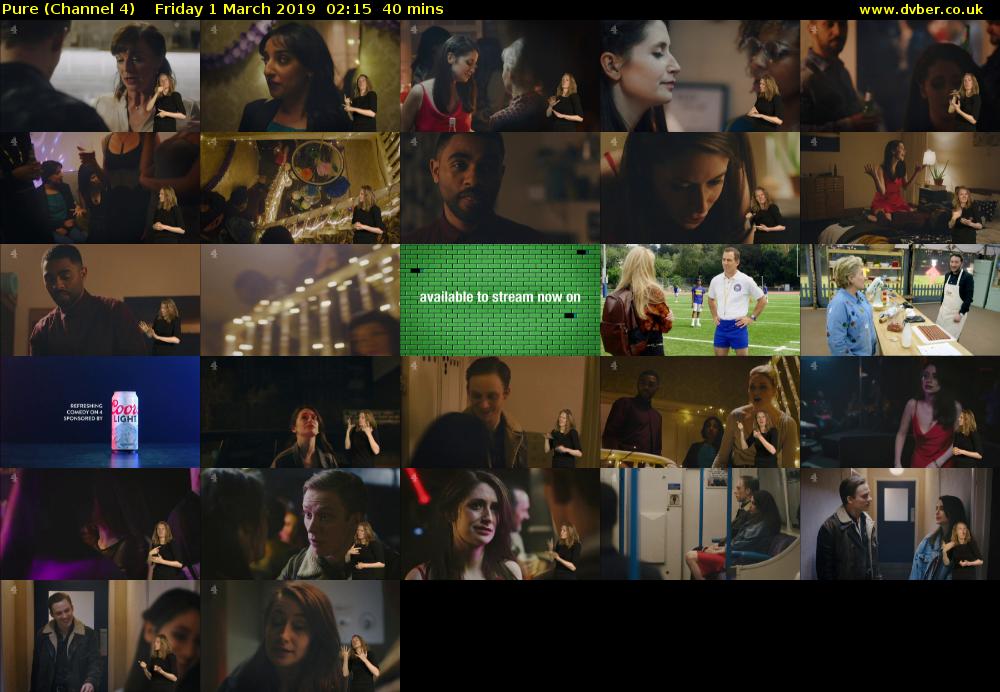 Pure (Channel 4) Friday 1 March 2019 02:15 - 02:55