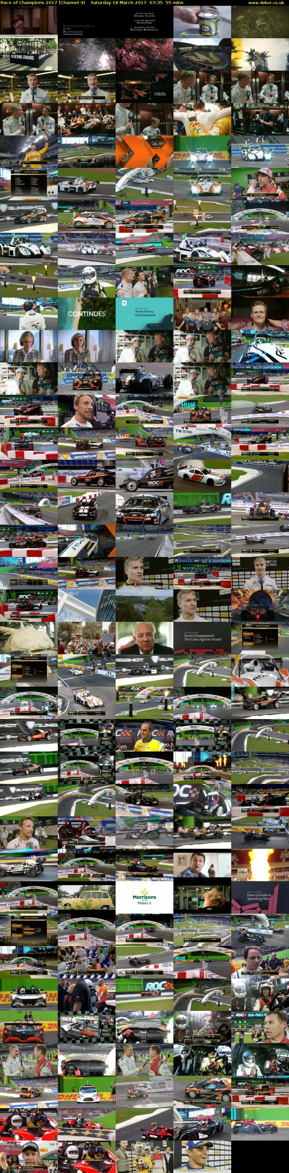 Race of Champions 2017 (Channel 4) Saturday 18 March 2017 07:35 - 08:30