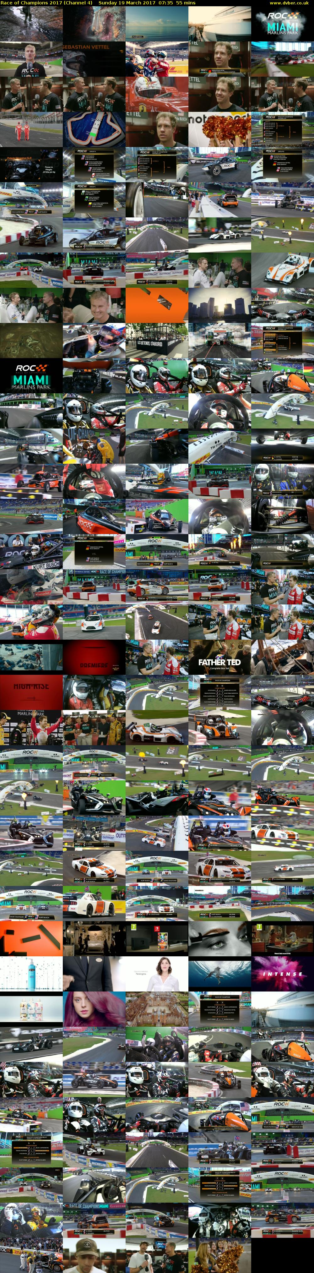 Race of Champions 2017 (Channel 4) Sunday 19 March 2017 07:35 - 08:30