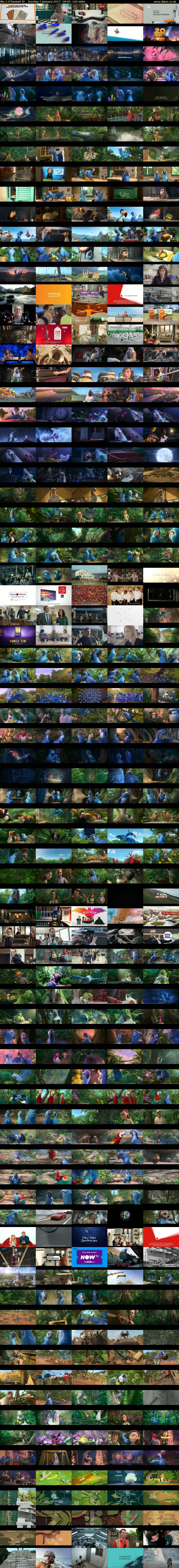 Rio 2 (Channel 4) Sunday 1 January 2017 18:00 - 20:00