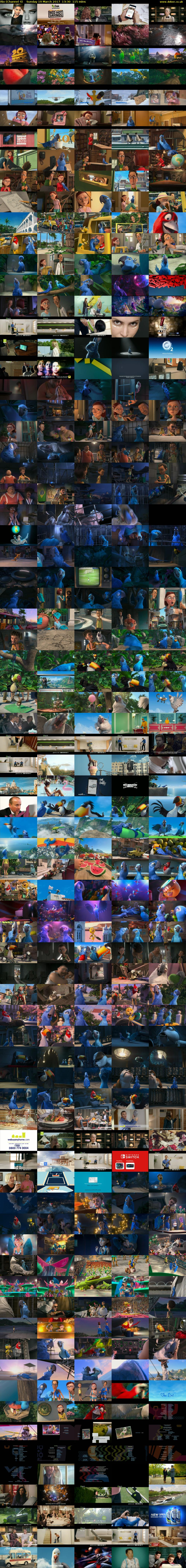 Rio (Channel 4) Sunday 19 March 2017 13:30 - 15:25