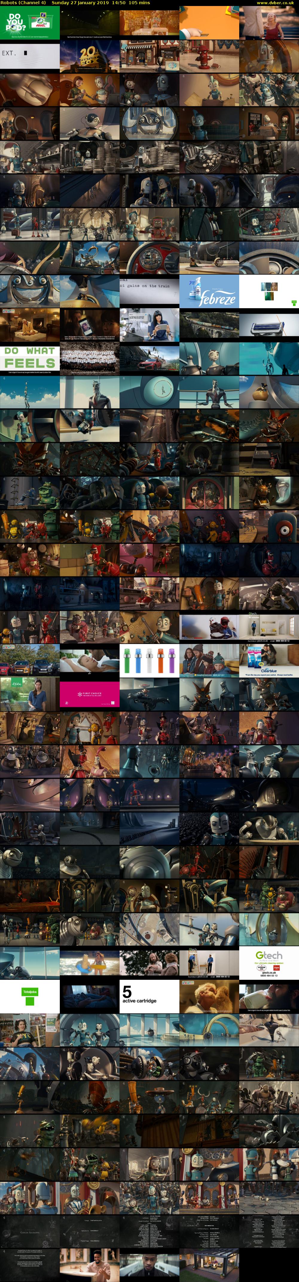 Robots (Channel 4) Sunday 27 January 2019 14:50 - 16:35