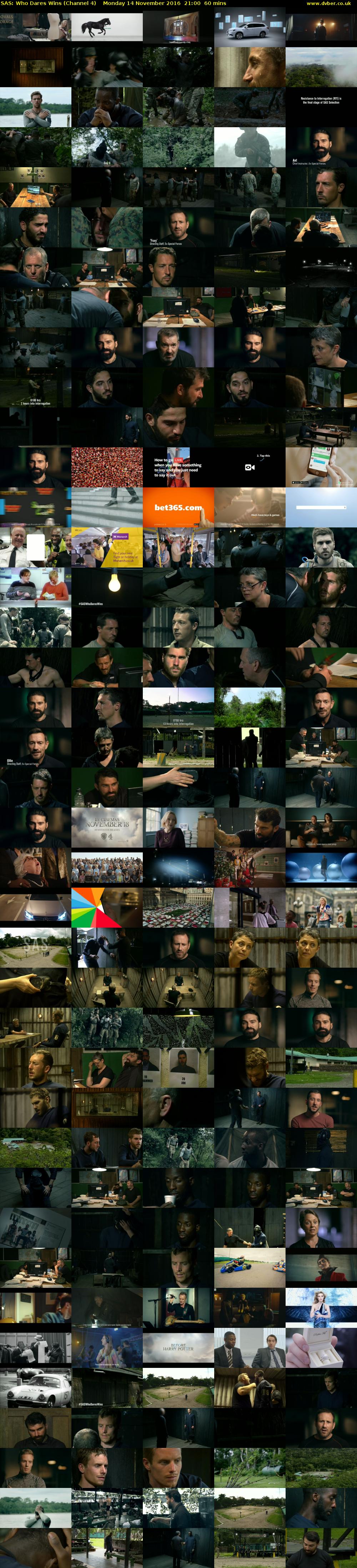 SAS: Who Dares Wins (Channel 4) Monday 14 November 2016 21:00 - 22:00