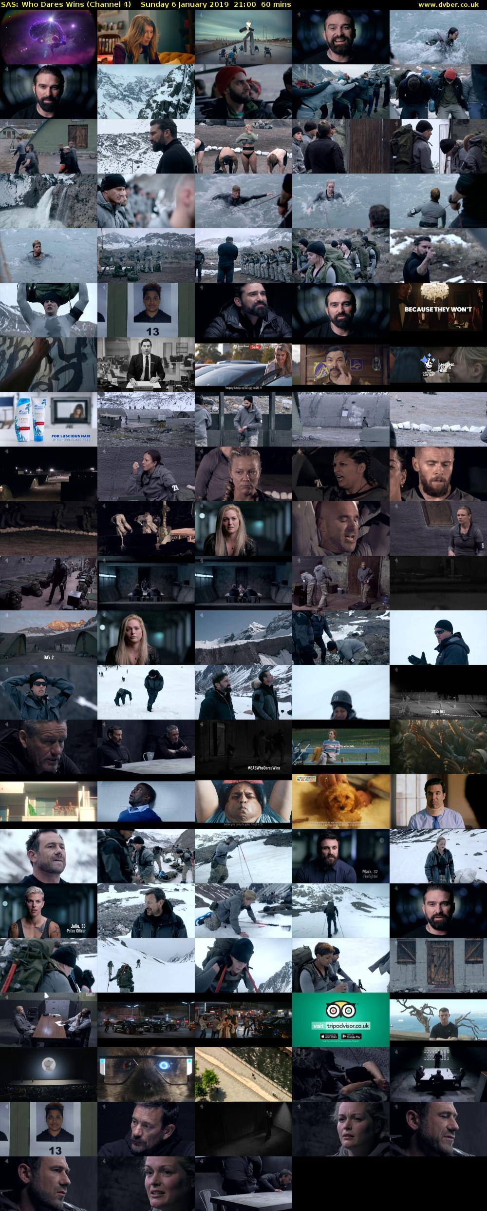 SAS: Who Dares Wins (Channel 4) Sunday 6 January 2019 21:00 - 22:00