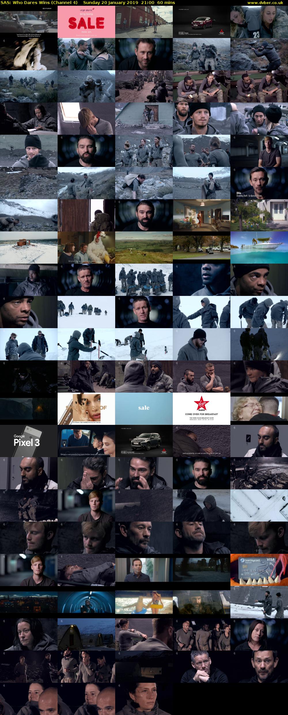 SAS: Who Dares Wins (Channel 4) Sunday 20 January 2019 21:00 - 22:00