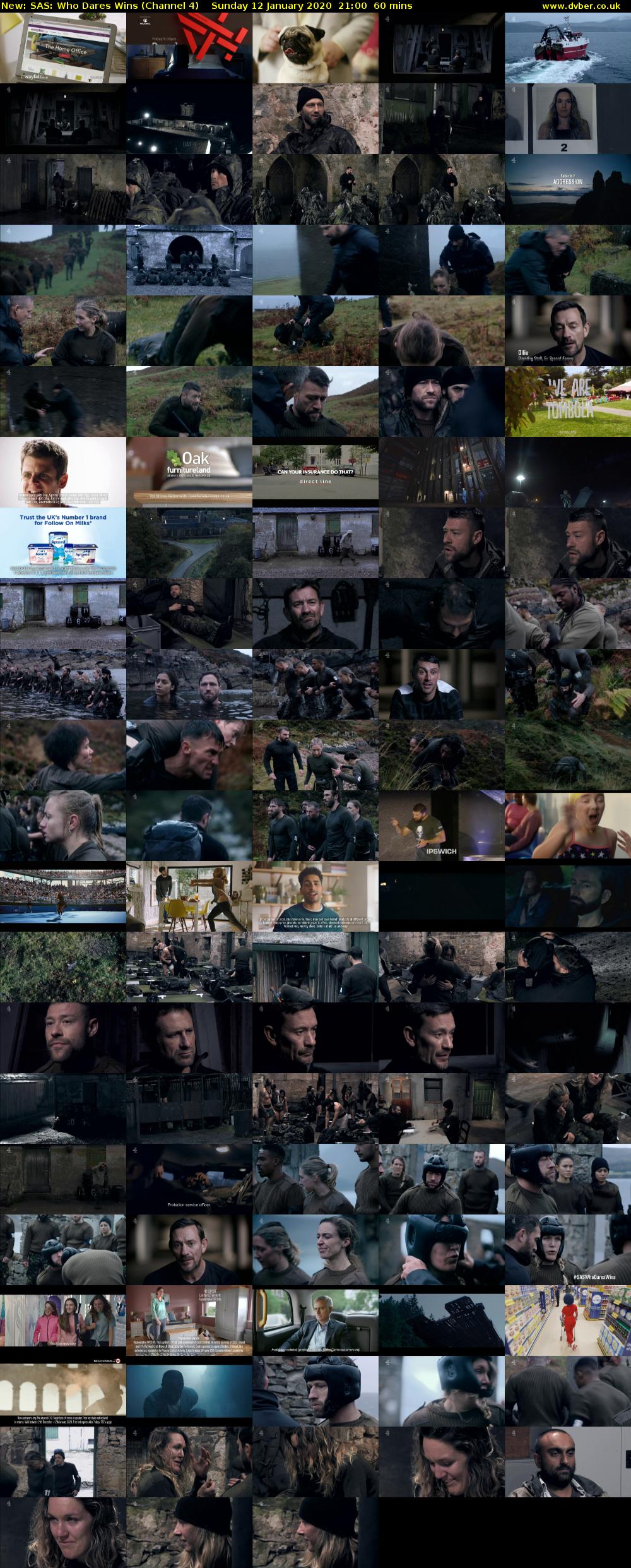 SAS: Who Dares Wins (Channel 4) Sunday 12 January 2020 21:00 - 22:00