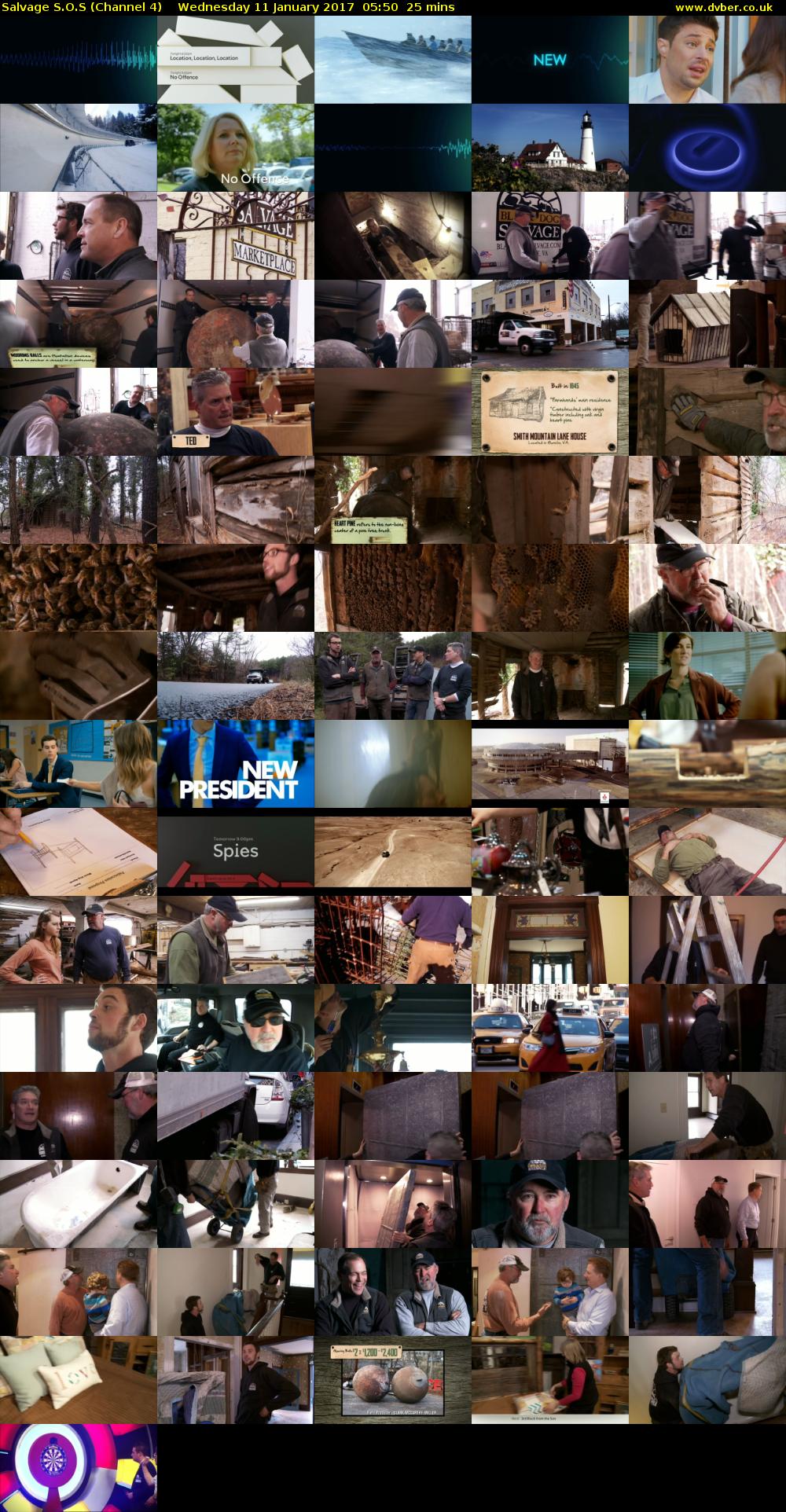 Salvage S.O.S (Channel 4) Wednesday 11 January 2017 05:50 - 06:15