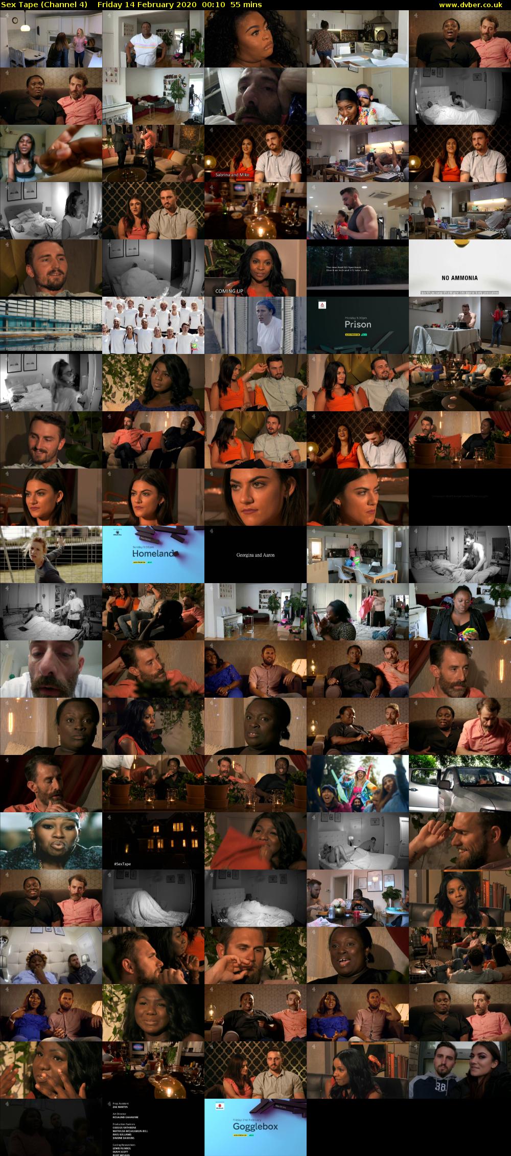Sex Tape (Channel 4) Friday 14 February 2020 00:10 - 01:05