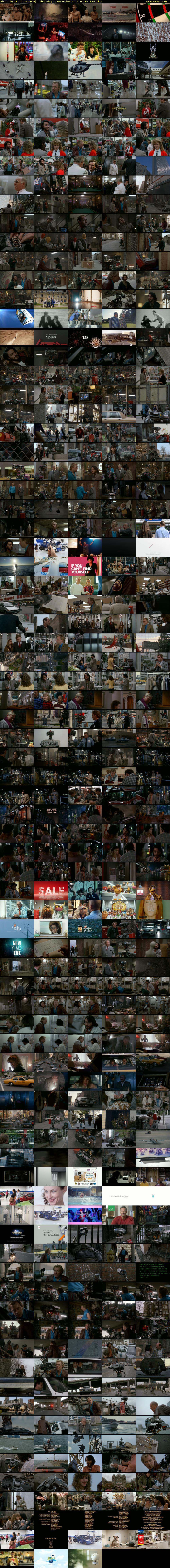 Short Circuit 2 (Channel 4) Thursday 29 December 2016 07:15 - 09:20