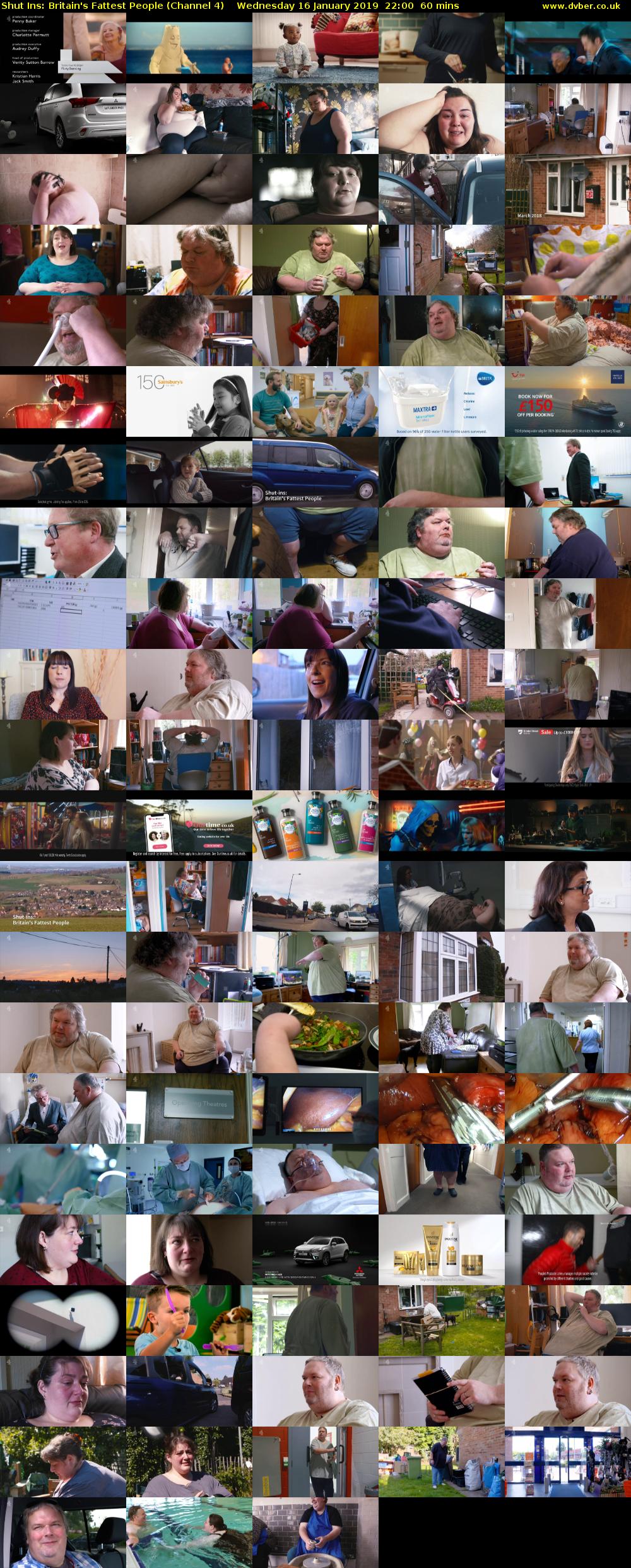 Shut Ins: Britain's Fattest People (Channel 4) Wednesday 16 January 2019 22:00 - 23:00