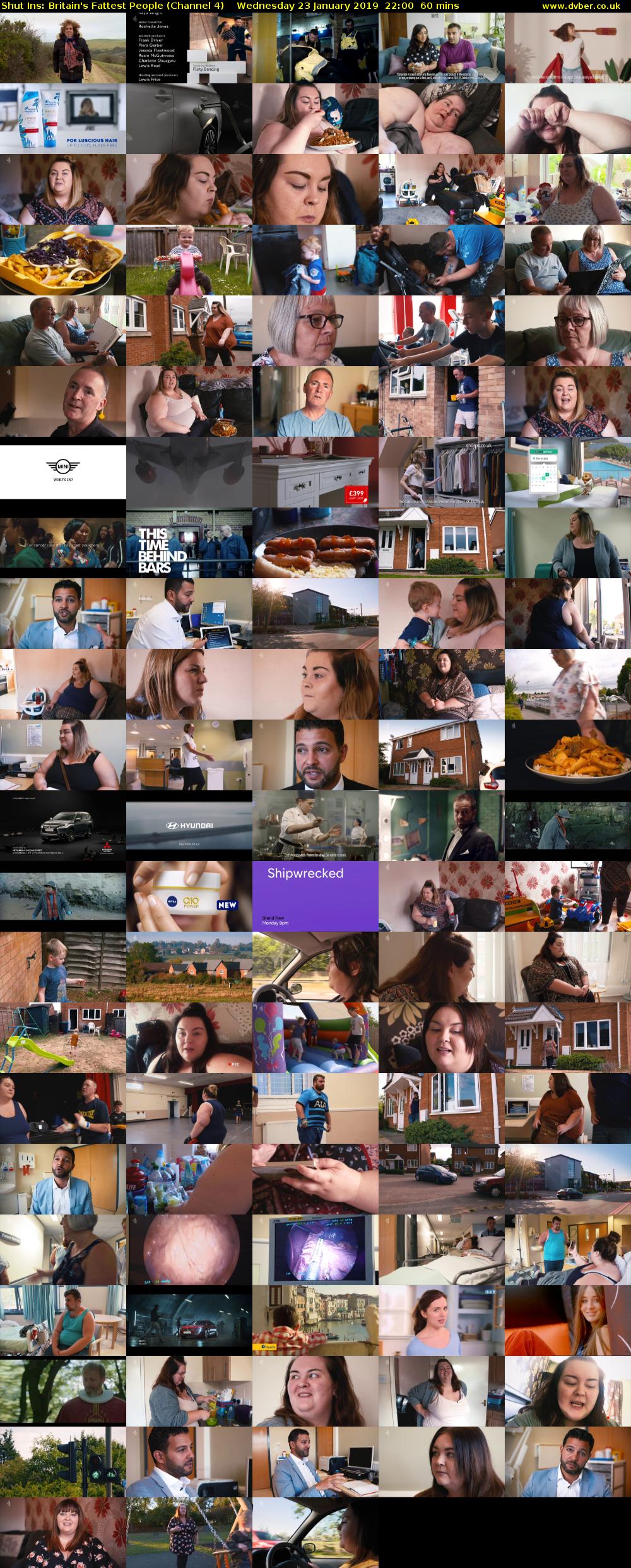 Shut Ins: Britain's Fattest People (Channel 4) Wednesday 23 January 2019 22:00 - 23:00