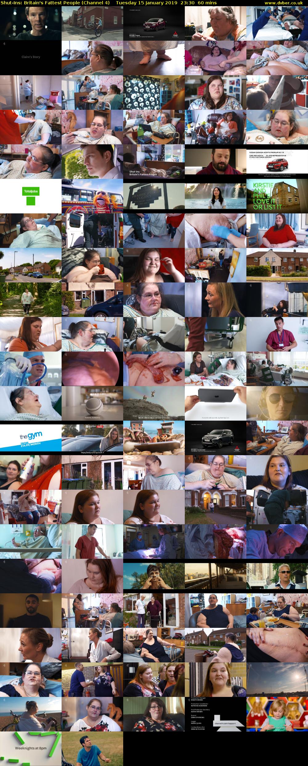 Shut-Ins: Britain's Fattest People (Channel 4) Tuesday 15 January 2019 23:30 - 00:30