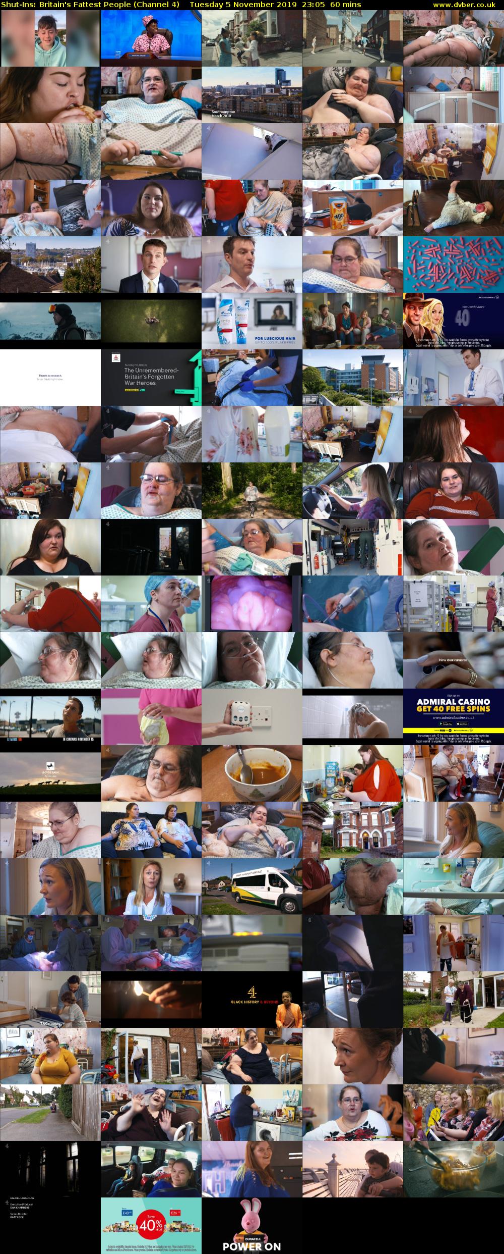Shut-Ins: Britain's Fattest People (Channel 4) Tuesday 5 November 2019 23:05 - 00:05