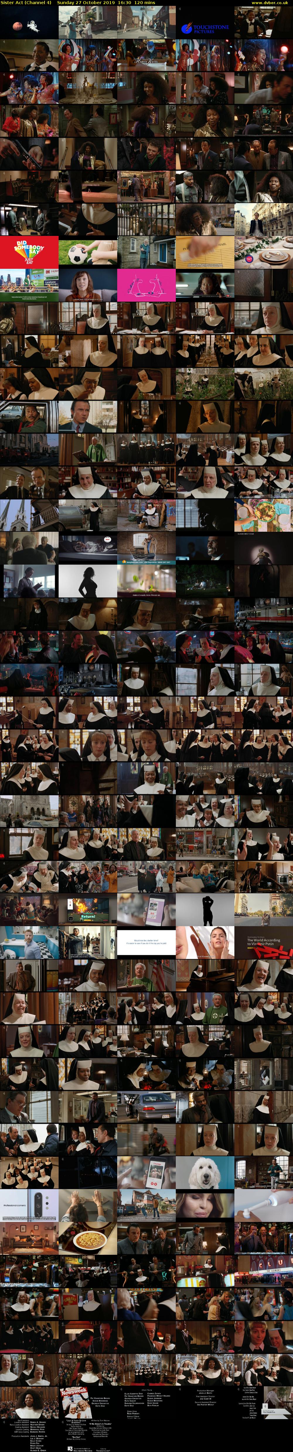 Sister Act (Channel 4) Sunday 27 October 2019 16:30 - 18:30
