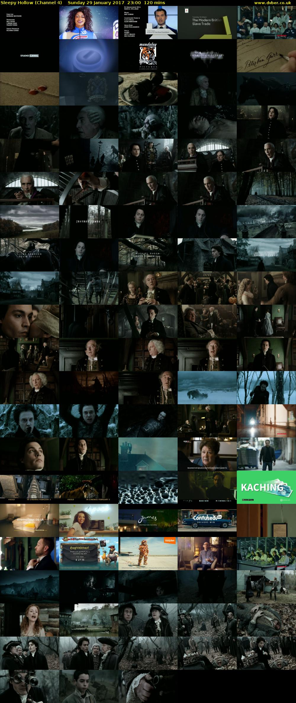 Sleepy Hollow (Channel 4) Sunday 29 January 2017 23:00 - 01:00