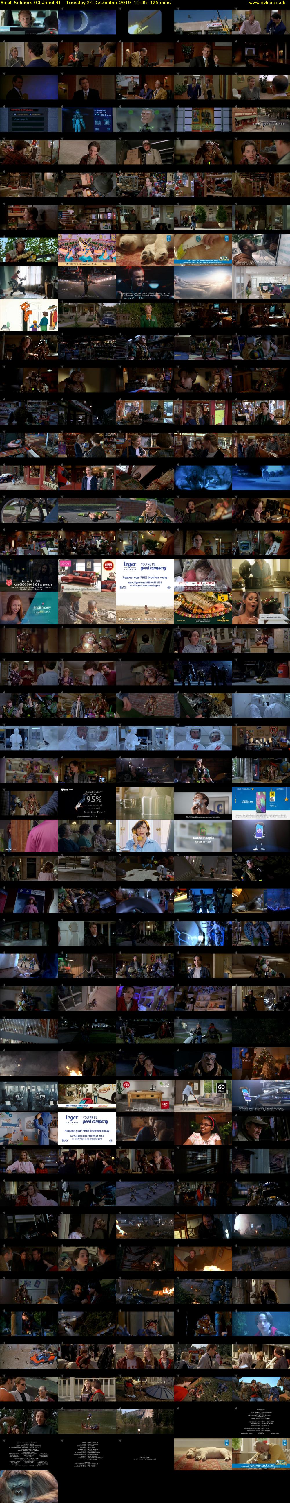 Small Soldiers (Channel 4) Tuesday 24 December 2019 11:05 - 13:10