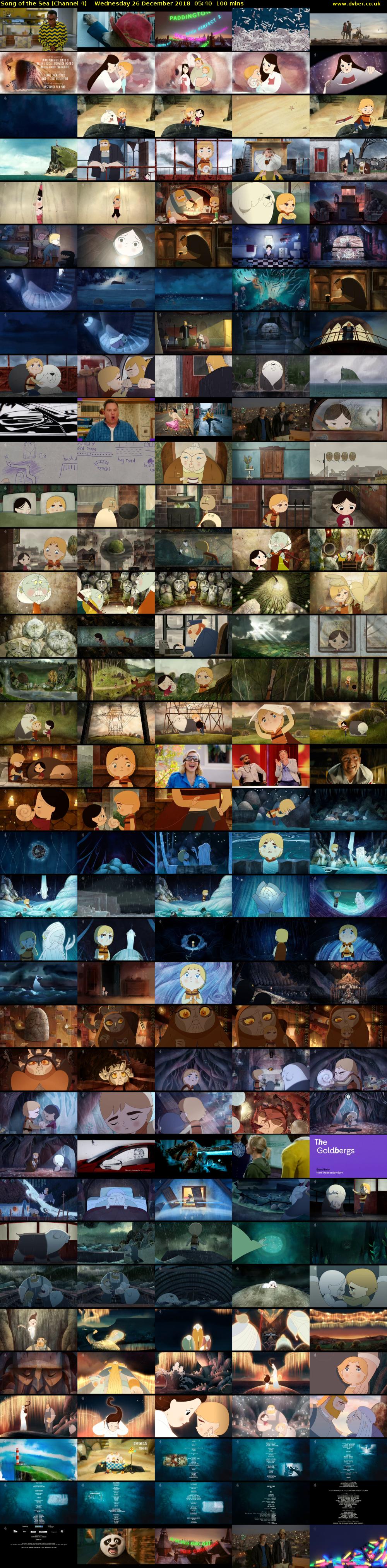 Song of the Sea (Channel 4) Wednesday 26 December 2018 05:40 - 07:20