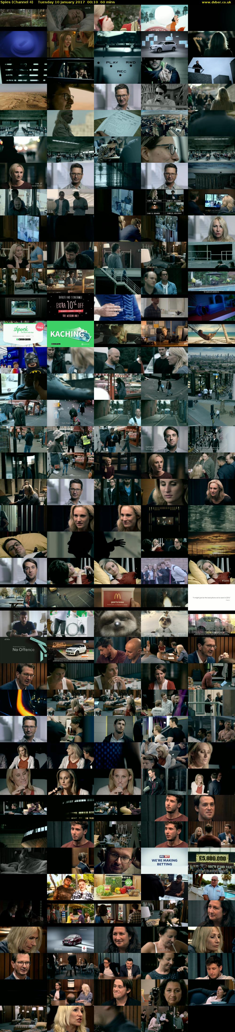 Spies (Channel 4) Tuesday 10 January 2017 00:10 - 01:10