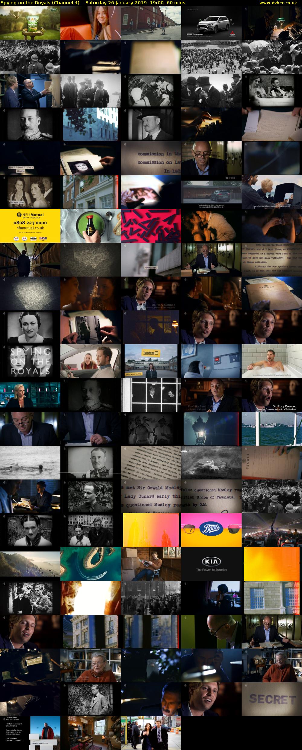 Spying on the Royals (Channel 4) Saturday 26 January 2019 19:00 - 20:00