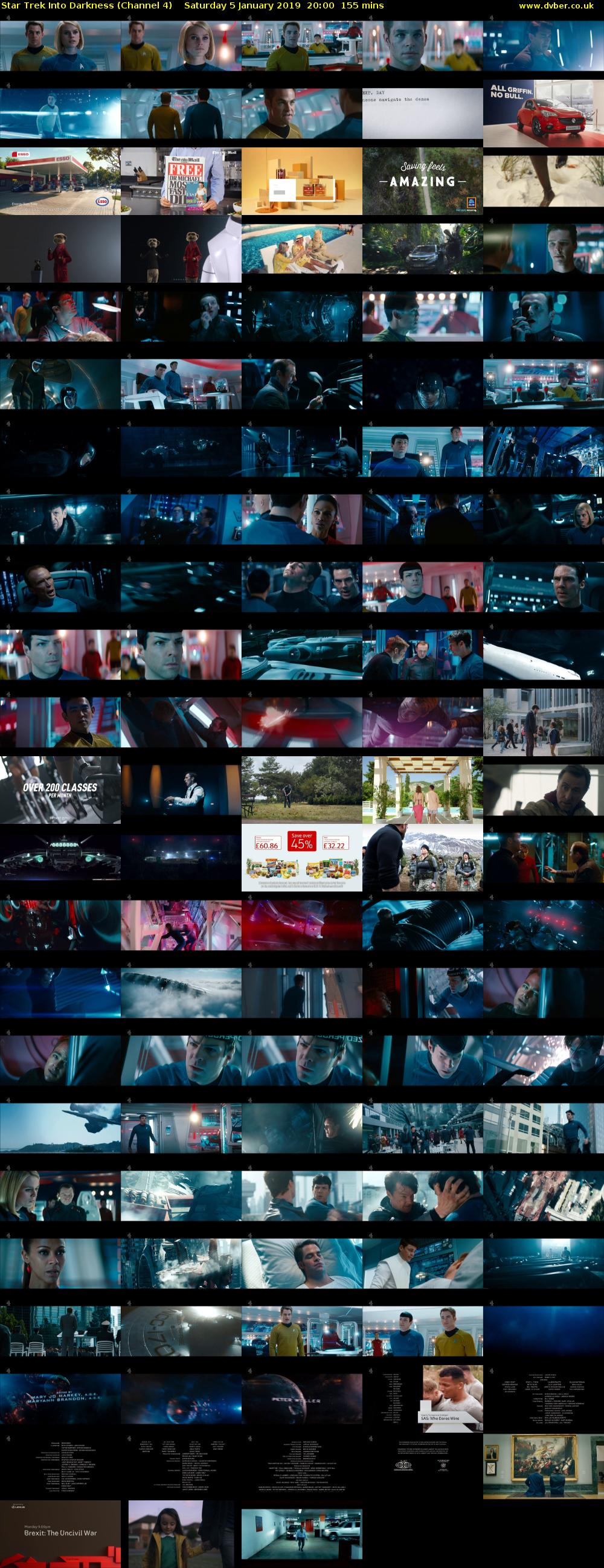 Star Trek Into Darkness (Channel 4) Saturday 5 January 2019 20:00 - 22:35