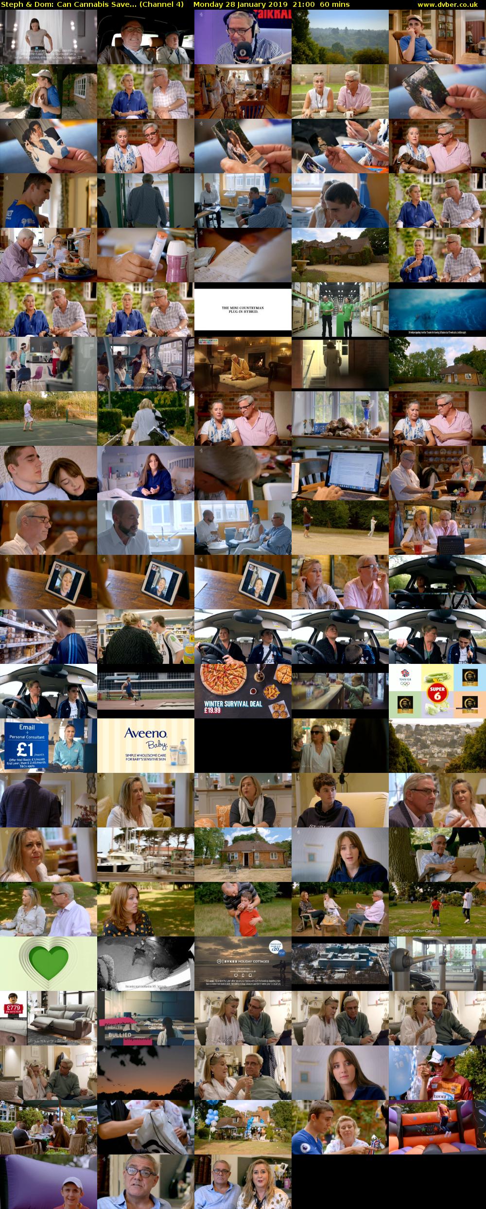 Steph & Dom: Can Cannabis Save... (Channel 4) Monday 28 January 2019 21:00 - 22:00