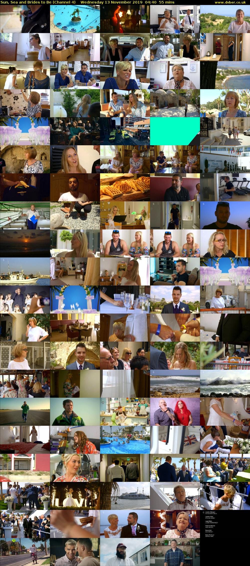Sun, Sea and Brides to Be (Channel 4) Wednesday 13 November 2019 04:40 - 05:35