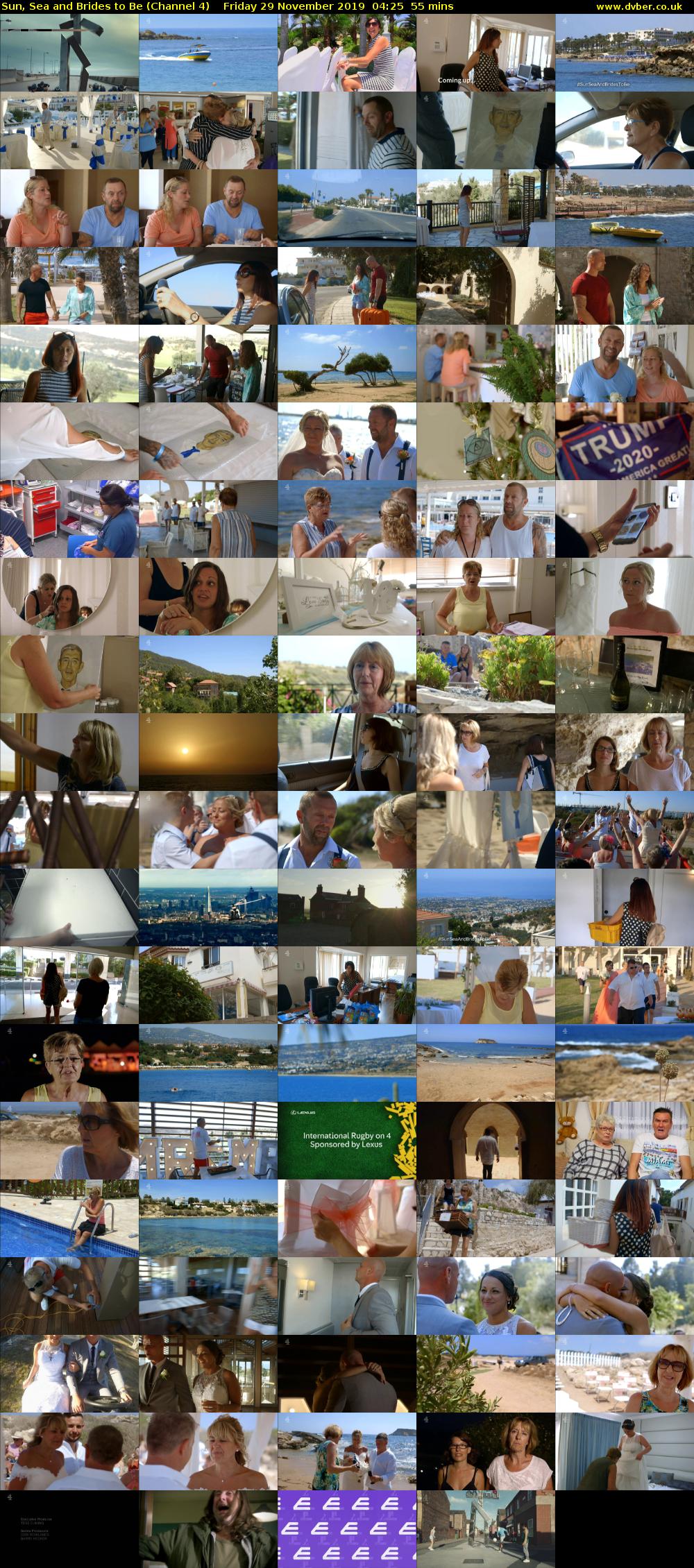 Sun, Sea and Brides to Be (Channel 4) Friday 29 November 2019 04:25 - 05:20