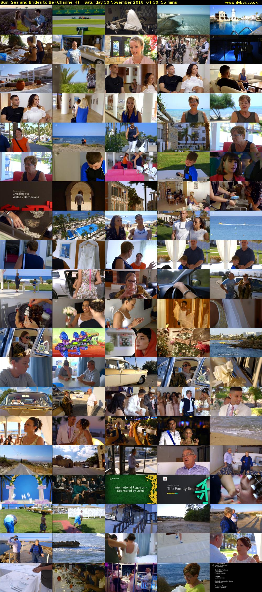 Sun, Sea and Brides to Be (Channel 4) Saturday 30 November 2019 04:30 - 05:25