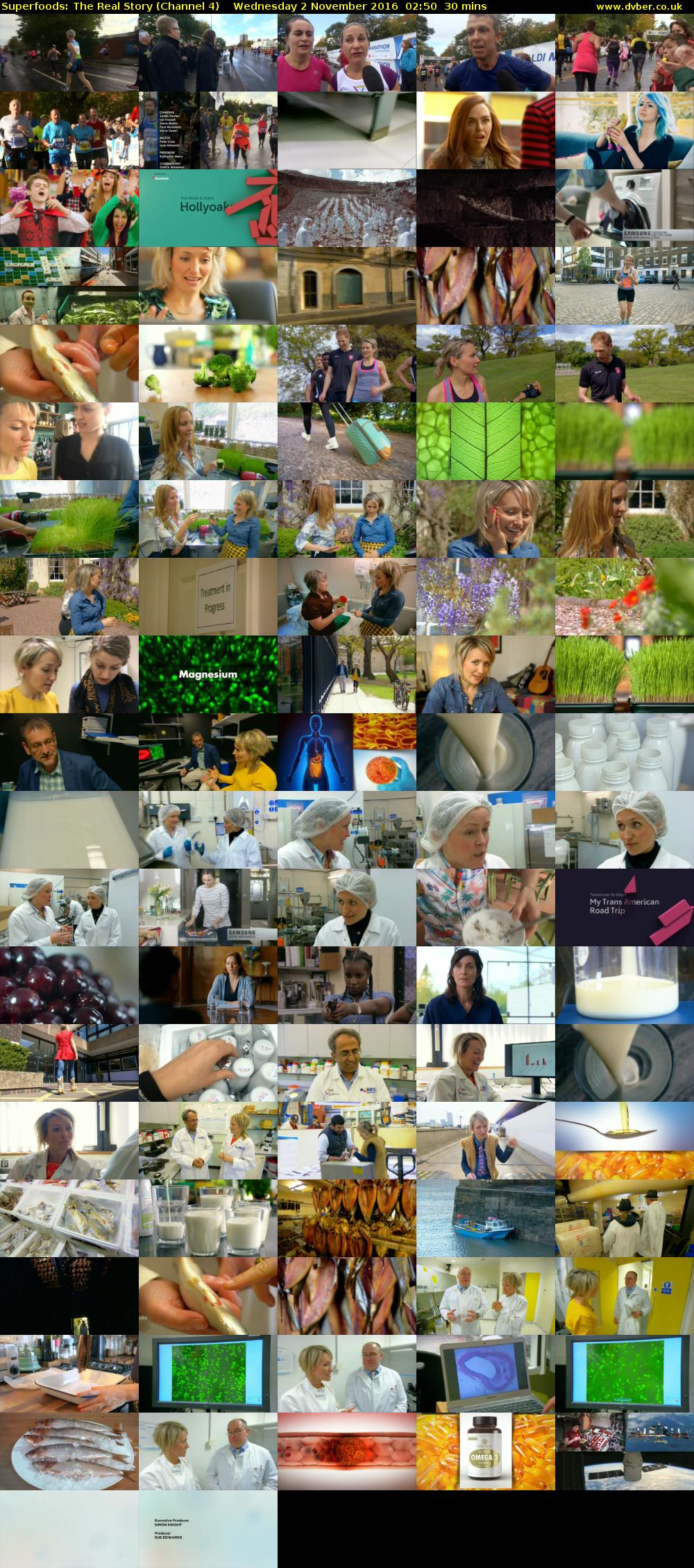 Superfoods: The Real Story (Channel 4) Wednesday 2 November 2016 02:50 - 03:20
