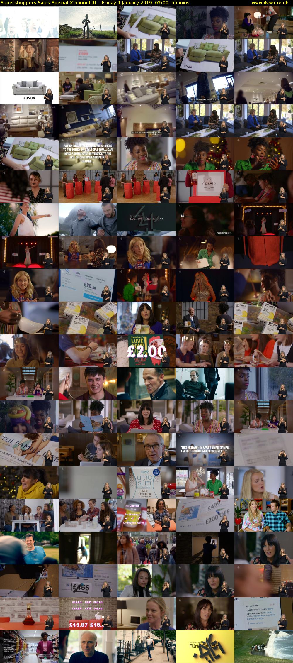 Supershoppers Sales Special (Channel 4) Friday 4 January 2019 02:00 - 02:55