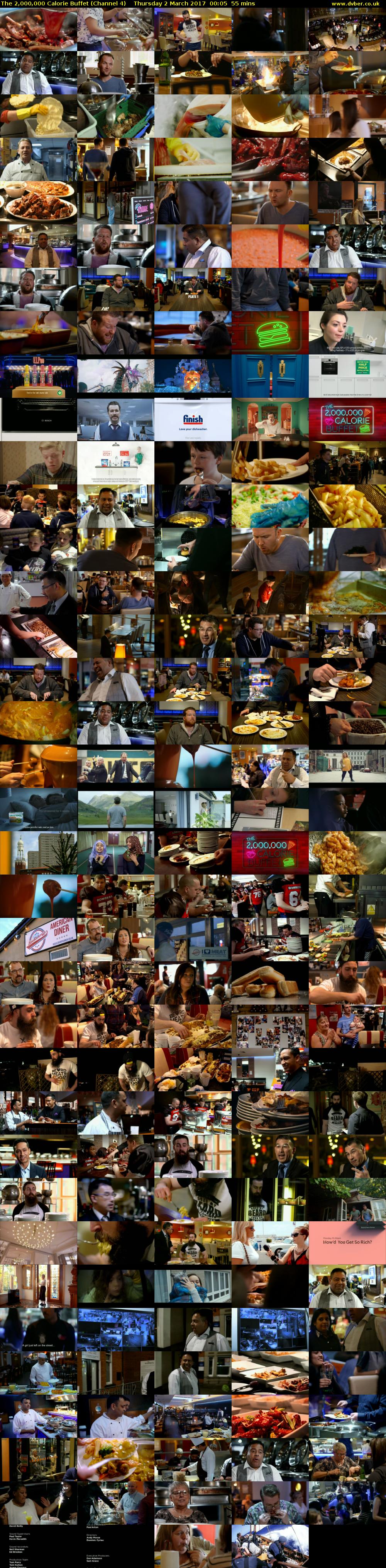 The 2,000,000 Calorie Buffet (Channel 4) Thursday 2 March 2017 00:05 - 01:00